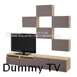 Dummy Fake TV Prop Dummy Display TV Stand Cabint Decorations thumbnail-4