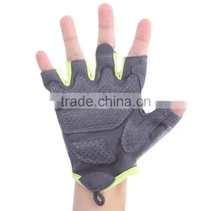 BOER Paired Fitness Sport Gym Exercise Weightlifting Women Half Finger Gloves Magic Tape Non-slip Sports Gloves thumbnail-4
