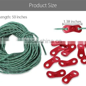 SHINETRIP 2 in 1 Outdoor Windproof Rope Reflective Nylon Cord Adjuster Camping Gear Tent Cord Tent Adjuster thumbnail-5