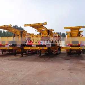 2016 20ft 40ft Skeleton Container Frame Semi Trailer thumbnail-5