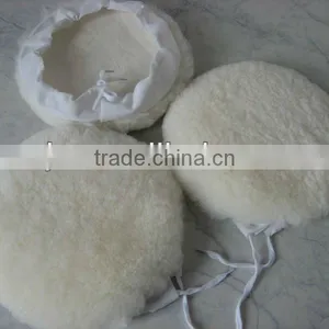 Car Care Polishing Bonnet/polishing Pad/wool Compounding Pad/wool Bonnet thumbnail-1