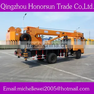 China Construction Machinery HONORSUN 8 Ton Truck Crane thumbnail-1