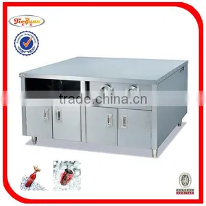 Stainless Steel Kitchen Work Table With Cup Dispenser thumbnail-6