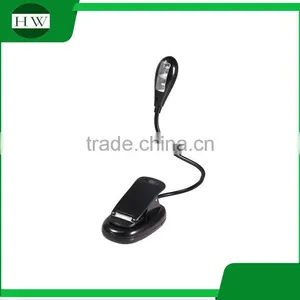 Plastic Portable Battery Charge Target Adjustable Foldable Collapsible Folding Led Clamp Clip Work Reading Book Light Lamp thumbnail-4