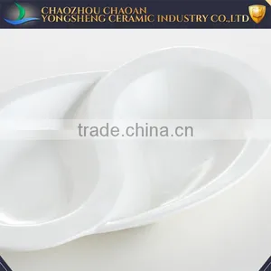 Top Quality Porcelain Restaurant Oval Plate for Snacks thumbnail-2