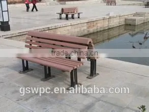 Wpc Curved Outdoor Bench for Garden thumbnail-3