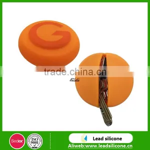 Promotional Gift Soft Silicone Key Bag, Custom Design Soft Silicone Key Case thumbnail-4