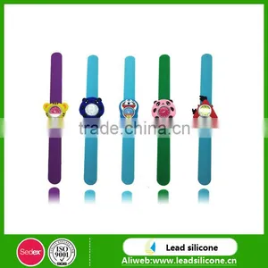 Different Cartoon Shape Silicone Children Slap Watch Silicone Children Slap Watch thumbnail-1
