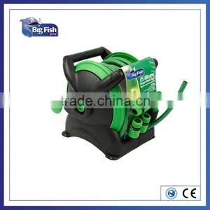 Compact Hose Reel Set 15m/Garden Hose/ Hose Reel/water Hose/Robust Self Assembly/snap thumbnail-1