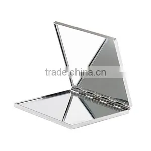 Promotional Silver Square Metal Pocket Mirror thumbnail-1
