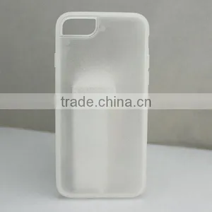 Hot Sale TPU PC Mobile Phone Case With Groove on Backside for Iphone 7/7plus thumbnail-5