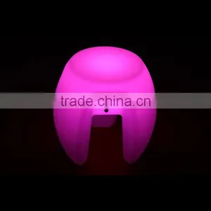 Made in China Bar Stool Colorful Plastic Rechargeable Led Kitchen Bar Chair thumbnail-1