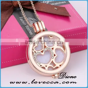 In Stock Hot Sale Fashion Diffuser Locket Perfume Locket Necklace thumbnail-5