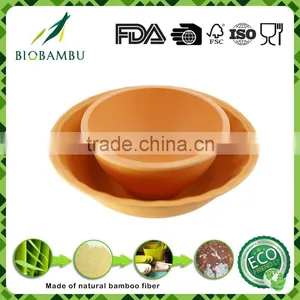 Top Selling Good Design Bamboo Fiber Dinnerware Bowls Set/salad Bowl thumbnail-1