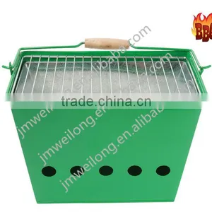 BBQ Outdoor Barbecue Bucket Portable Charcoal Camping Grill Festival Camp Fire thumbnail-1