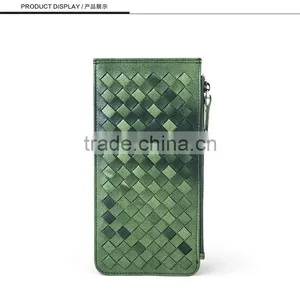 Sheepskin Woven Card Bag Ladies Multi Card Wallet Women Card Bag Clip thumbnail-5
