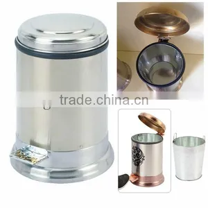 Metal Garbage Bin Foot Pedal Garbage Bin Garbage Can Dust Bin thumbnail-1