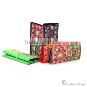 Brocade Wallet, Ethnic Pattern Handicraft in Vietnam thumbnail-3