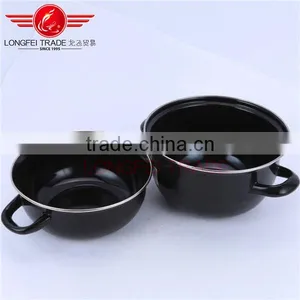 High Quality Enamel Cassrole / Enamel Seafood Cooking Pot / Enamel Cookware thumbnail-3
