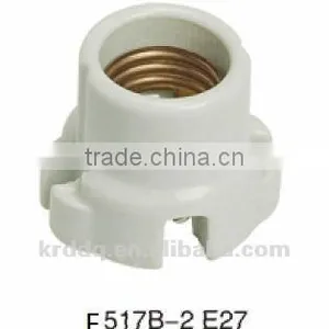 E27 Edison Screw Porcelain/ceramic Lampholder 517B thumbnail-1