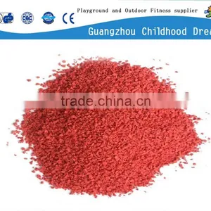 (EP-02) Red EPDM Rubber Granules , Factory Direct Sale EPDM Granule Raw Material Popular Colorful Recycle Rubber Granule thumbnail-2