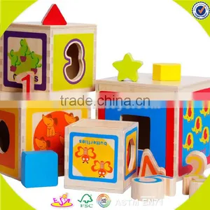 Wholesale Educational Folding Sorting Box,Hot Selling Folding Sorting Box,top Quality Folding Blocks Cup Stack Toy W13D061 thumbnail-3