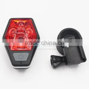 Mountain Bike Lamp Waterproof Rear Laser Bicycle Light thumbnail-1