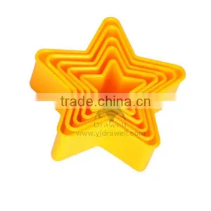 CC-6883 5-Piece Star Shape Commercial Cookie Cutter thumbnail-1