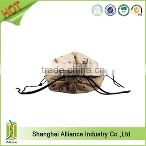 Hot Sales New Recycle Nylon Drawstring Bags With Reflective Corners thumbnail-1