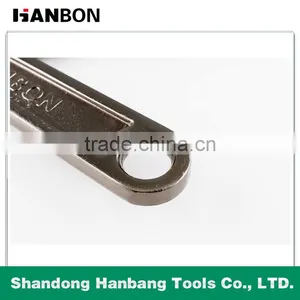 Black Nickel Finish Adjustable Wrench With Good Quality Made in China thumbnail-3