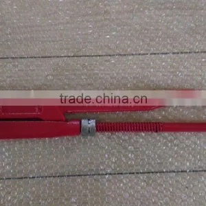 High Quality Chrome Vanadium Steel Adjustable Pipe Wrenches,45 Angle-type Straight Jaws thumbnail-3