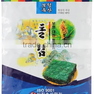 Delicious Rock Roasted Seaweed Laver Nori 20g(0.70oz) x 10packs / Seafood / Seaweed thumbnail-1