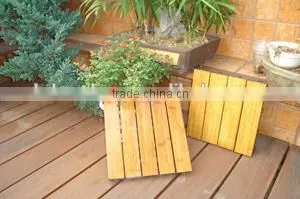 China Outdoor Deck Floor Covering Carbonized Color Strand Woven Bamboo Decking Tile Unit-KE-OS0825 thumbnail-2