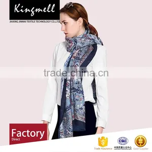 Custom 2017 Women Cotton Linen Neck Scarf Beauty Scarf thumbnail-1