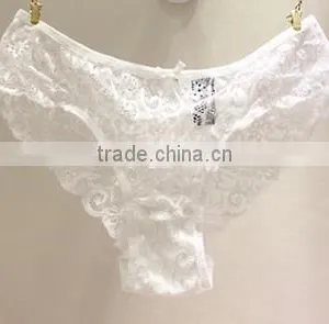 Sexy Transparent Ladies Underwear Cotton Lace Panties/women in Transparent Underwear thumbnail-3