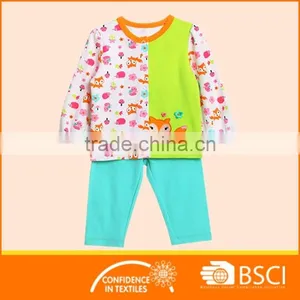 Fashion Boutique Animal Printed Cotton Baby Clothing Set thumbnail-1