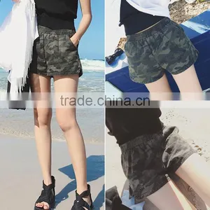 Hot Selling Newest Women Gym Shorts Camo Sublimation Printed Compression Shorts Elastic Band Fitness Wear Running Shorts thumbnail-1