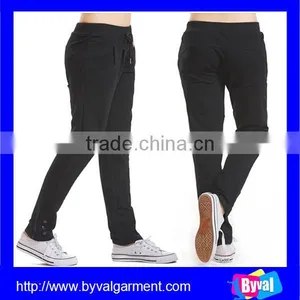 China Wholesale Ladies High Quality Slim Fit Pants Womens Casual Sport Pants 2015 thumbnail-2