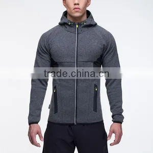 MEN MUSCLE FIT ZIPPER JACKET 2.0 GREY thumbnail-1
