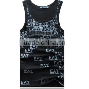 Gym Stringer Tank Top Men Bodybuilding Clothing and Fitness Mens Sleeveless Shirt Sports Vests Cotton Singlets Muscle Tops thumbnail-4