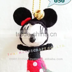 Handmade Keychains Keyrings Voodoo Doll String Accessories Bag Gifts thumbnail-1