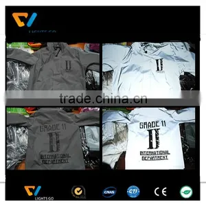 hi Vis Hot Sale Fashionable Custom Silver Reflective Cycling Apparel Jacket thumbnail-6