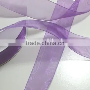 Decorative Colorful Sheer Organza Ribbon thumbnail-2