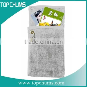 Promotional Gym Sports Towel With Zip Pocket thumbnail-1
