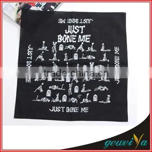 Skeleton Printing Cotton Men High Quality Handkerchiefs thumbnail-1
