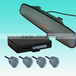 Wireless Super Slim Rear View Mirror LED Display Parking Sensor With 4 Sensors-WRD-027C4 thumbnail-1