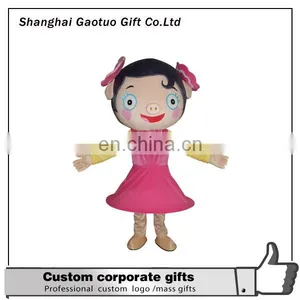 Promotional Lovely Custom Pig Mascot Costume for Adult Wearing thumbnail-1