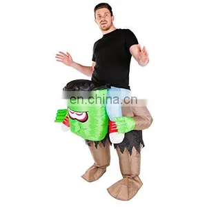 Funny Inflatable Costume Cubic Face Design Halloween Dress for Adults thumbnail-1
