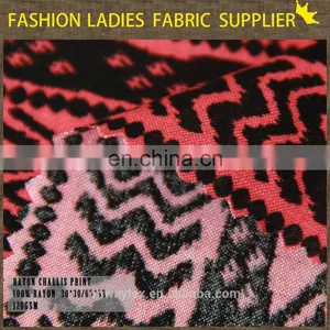 Classical Pattern for Wear Check Design Printed Rayon Shirting Making Fabric thumbnail-5