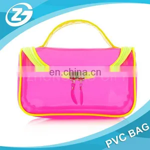Portable Colorful Waterproof PVC Makeup Case Bag Travel Organizer Toiletry Wash Bag Pouch thumbnail-2